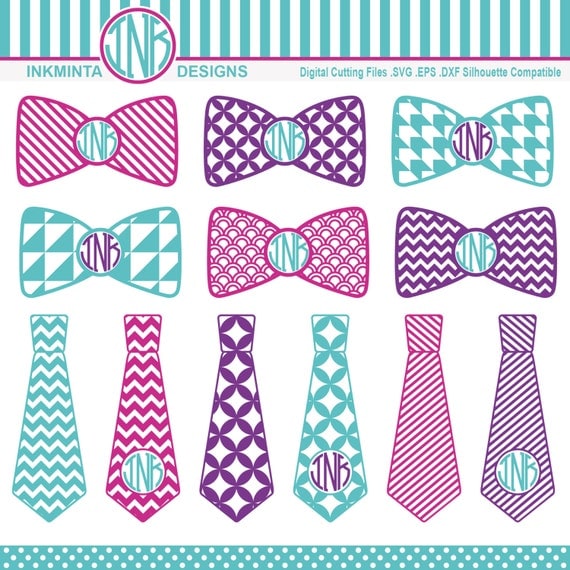 Download Bow Tie SVG file monogram frames Svg cut files Screen