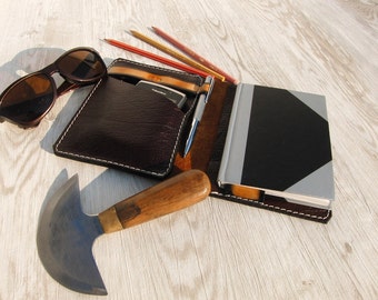 Leather Organizer Planner,Notebook Case,Leather moleskin cover,leather journal,iPad leather Case,Leather iPhone 7 Case,Ipad mini Case,Tablet