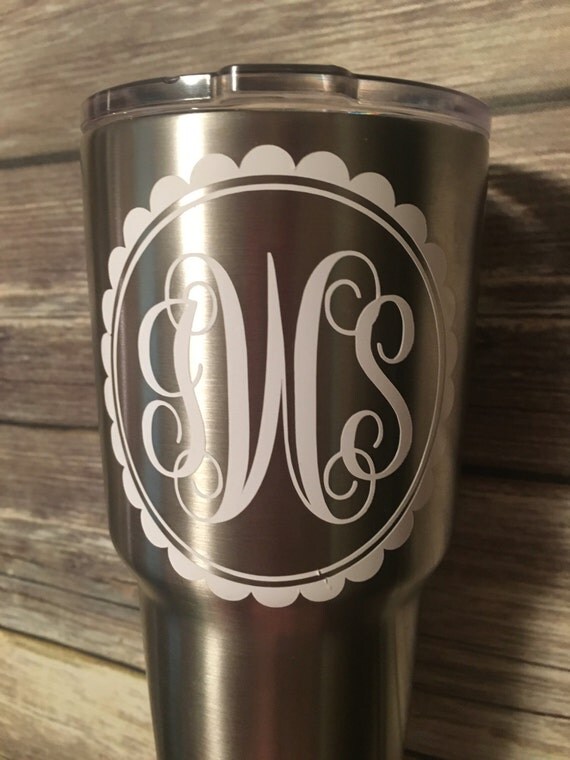 Cup initials yeti cup initials corkcicle initals initials