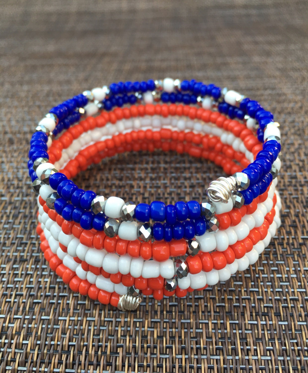 American Flag Bracelet 4th of July Bracelet Independence Day