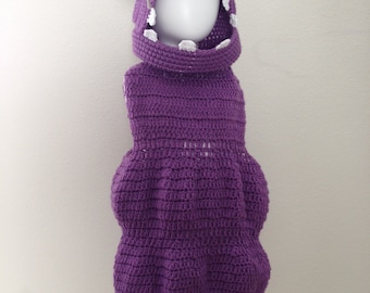 Crochet "Boo" Monster Inc Costume, Toddler Boo Outfit, Boo Costume Set, Fun Outfit, Photo Prop, Halloween Costume