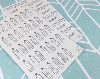 Hydration Planner Stickers