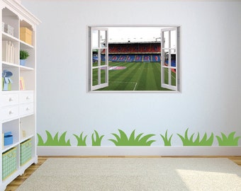 Selhurst Park Stadium Crystal Palace Football Club 3d Effect Wall Sticker for kids bedroom/playroom w63cm x h45cm