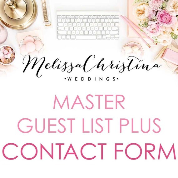 printable wedding guest list planner printable wedding guest list planner