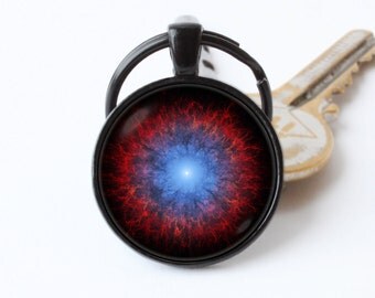 Cosmos key ring Astronomy keyring Nebula keychain Galaxy jewelry Space gift Nebula pendant Nebula keyring Space keychain Gift for teacher