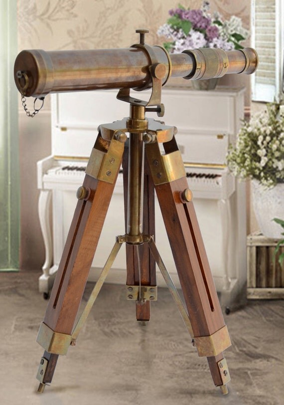 Nautical Vintage Reproduction Antique Telescope by LondonDecor