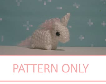 Crochet Unicorn Pattern, Amiurumi unicorn pattern