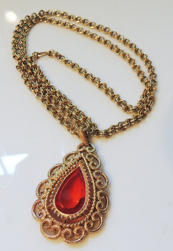 Vintage Jewelry Inspired Artisan Original Necklace Pendant