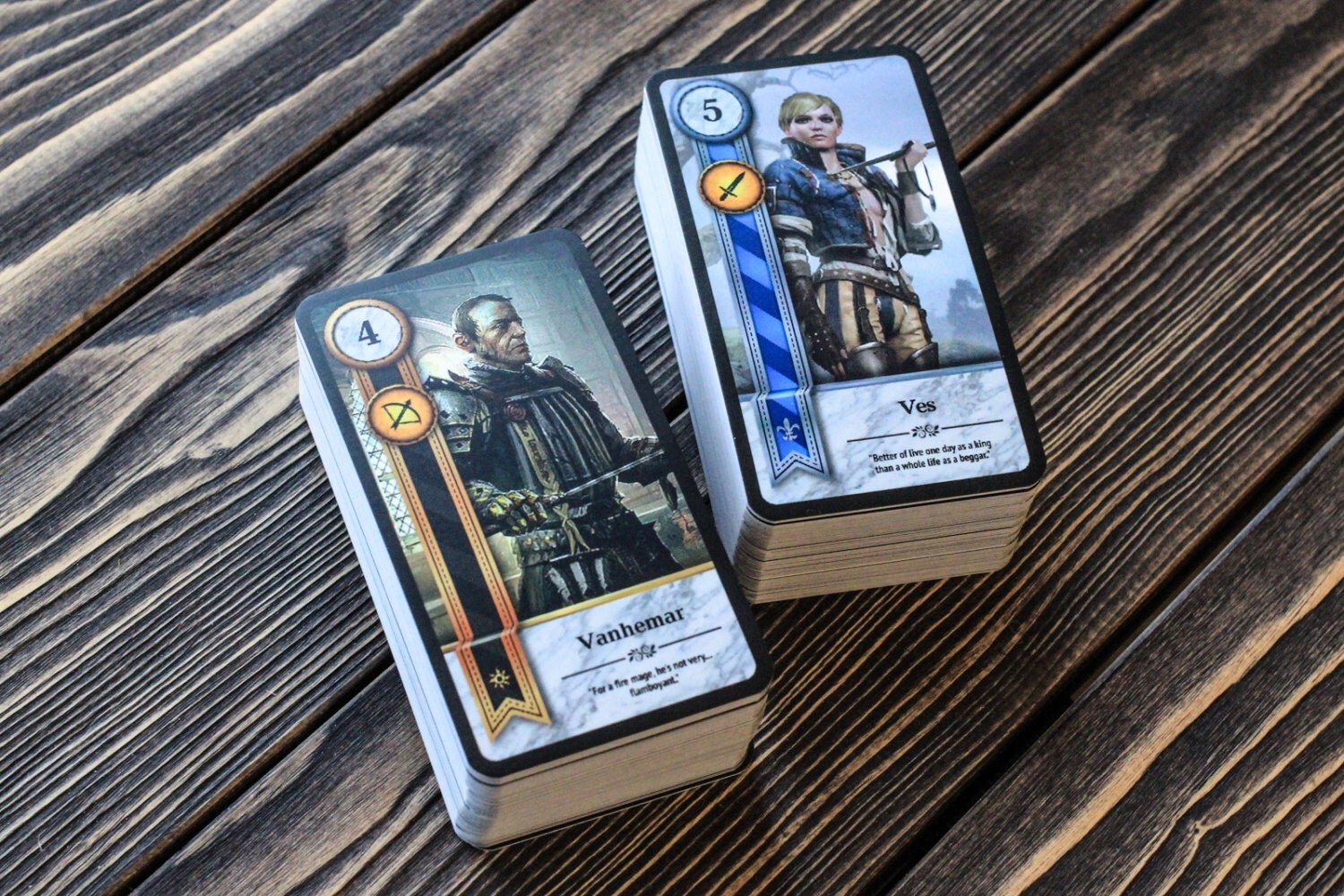 Nilfgaard and Northern Realms Gwent Cards Decks by BoardGameShop