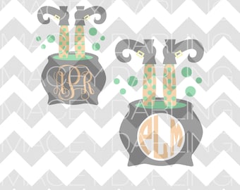 Witch Legs SVG, Witch Legs Cauldron SVG, Witch Legs Monogram SVG, Witch Legs Dxf, Witch Legs Monogram Dxf, Halloween Monogram Svg, Halloween