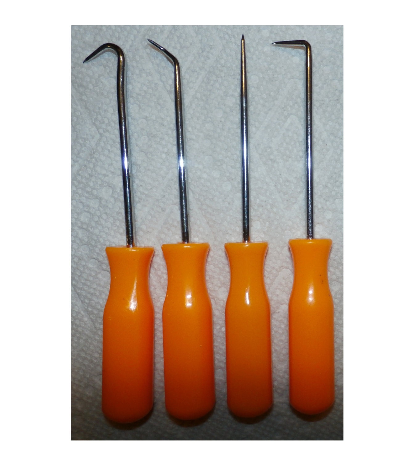 4 Small Mini Bent Curved and Straight Screwdriver Hand Tools