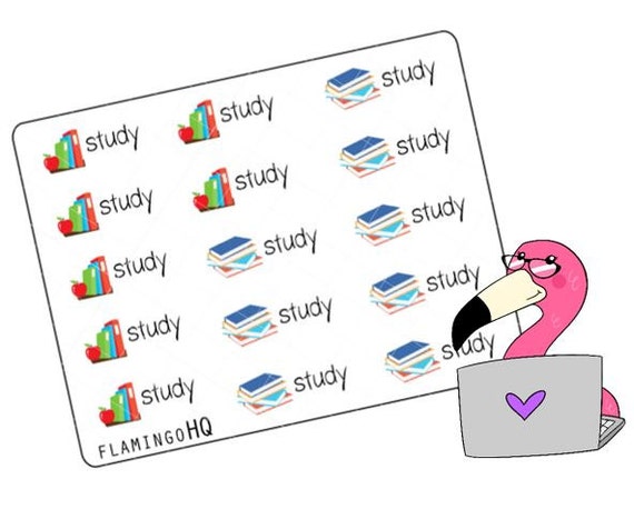 Study Planner Stickers SVG File