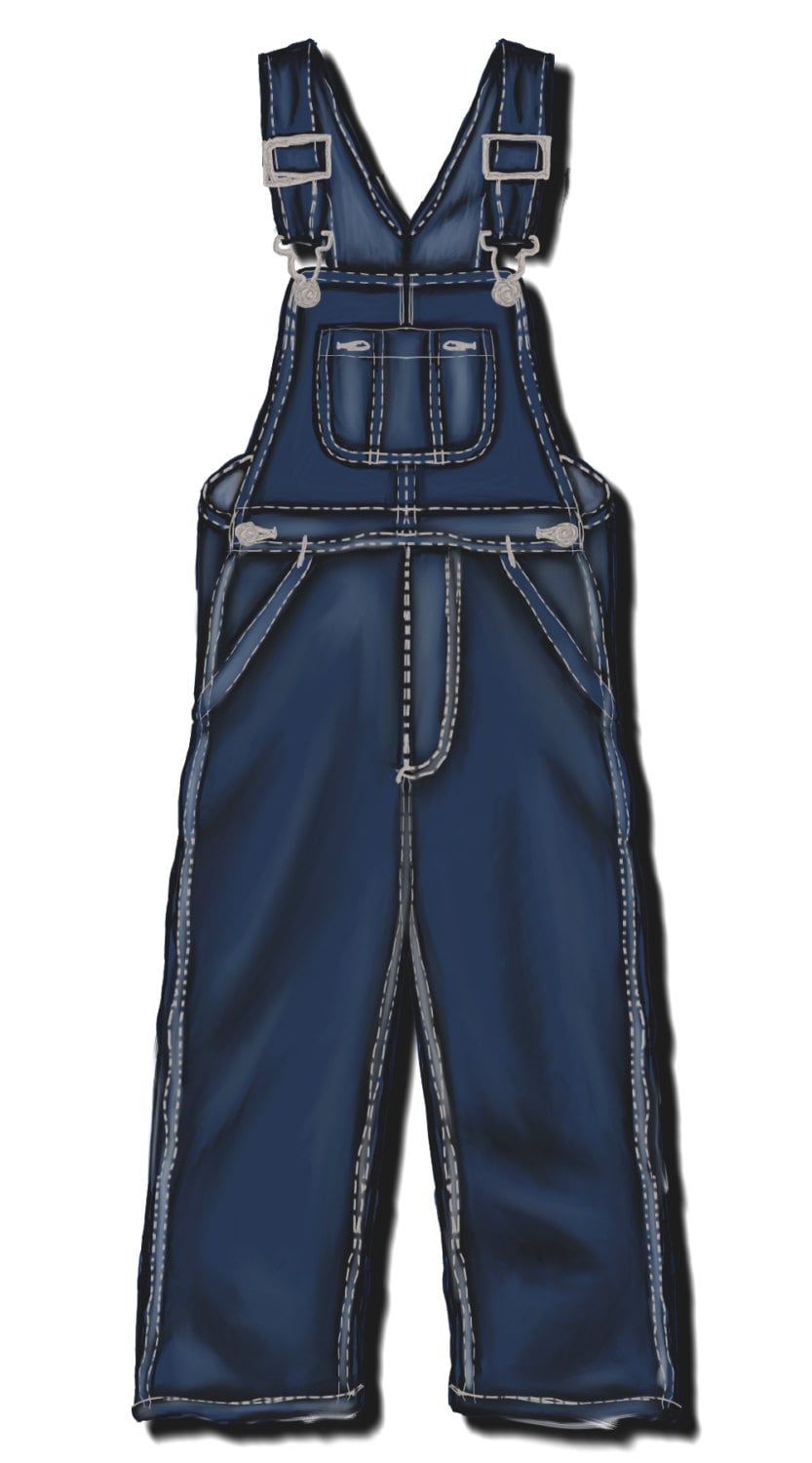 Men's Bib Overalls 4 different pattern sizes