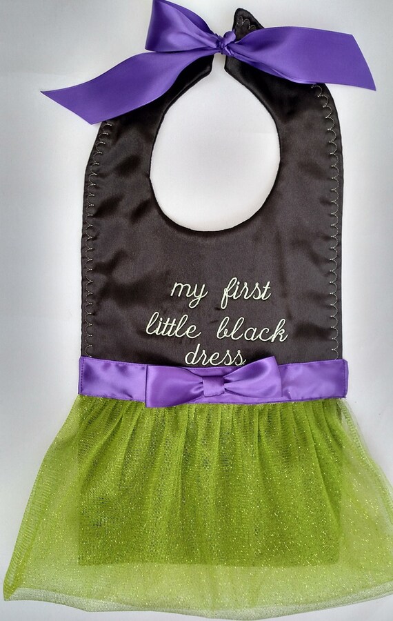 Items similar to wedding girl's bib, flower girl bib, my first little
