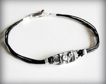Silver Heart bracelet Friendship bracelet love anniversary birthday bracelet mothers day graduation mothers day