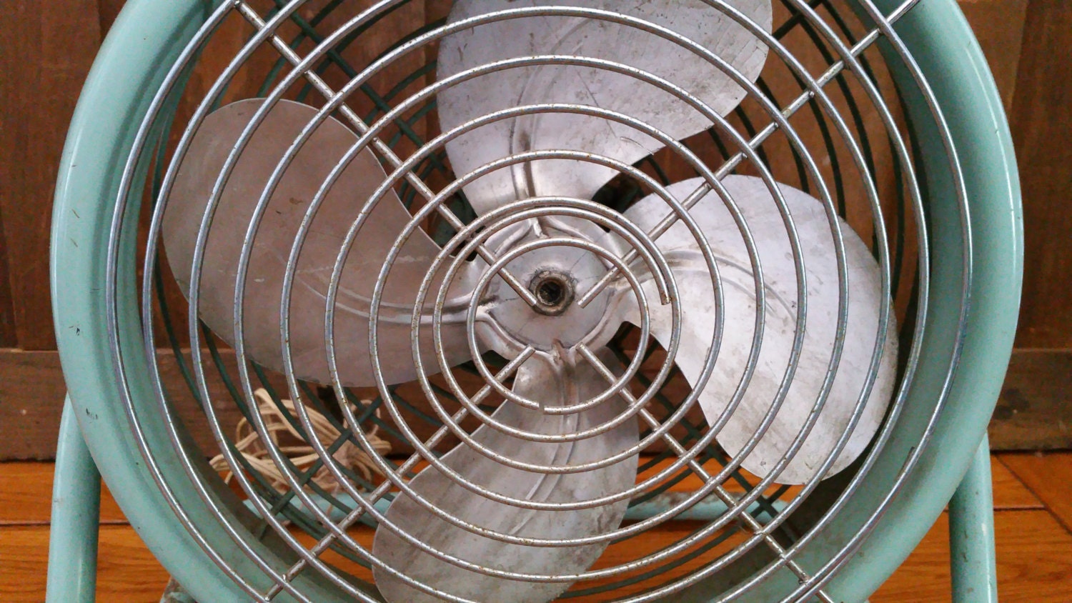 Vintage Working Industrial Robins Egg Blue General by maliasmark