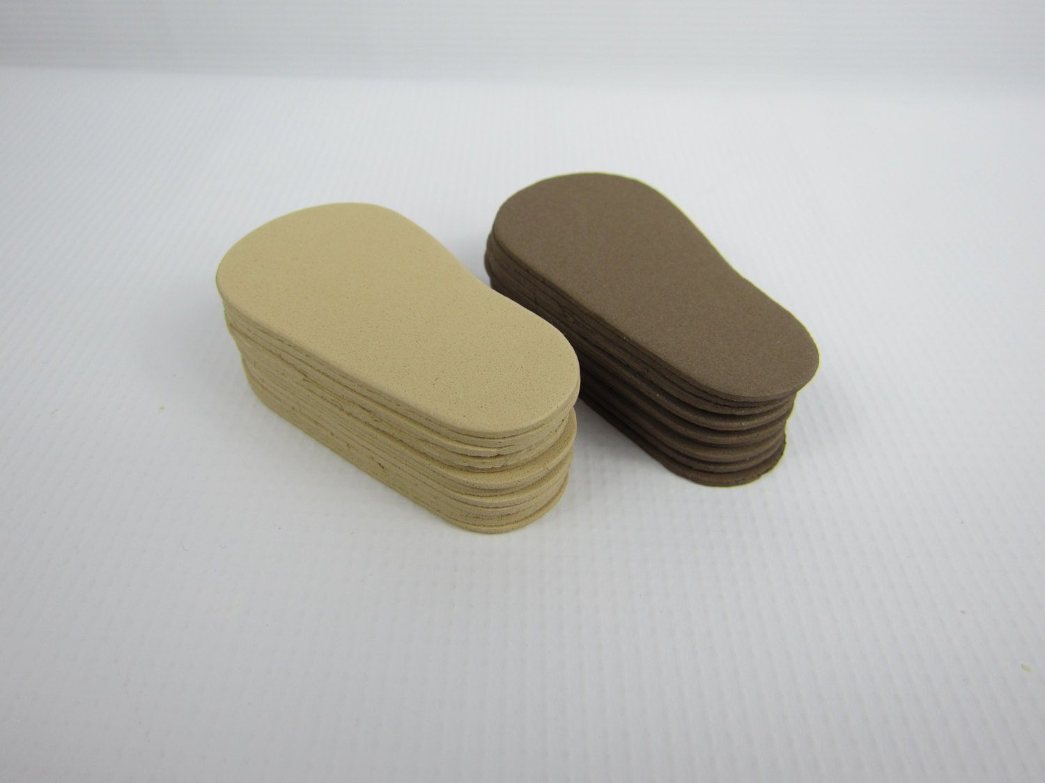 2mm Doll Soles 24Pack Doll Soles 12Brown 2mm Foam Doll