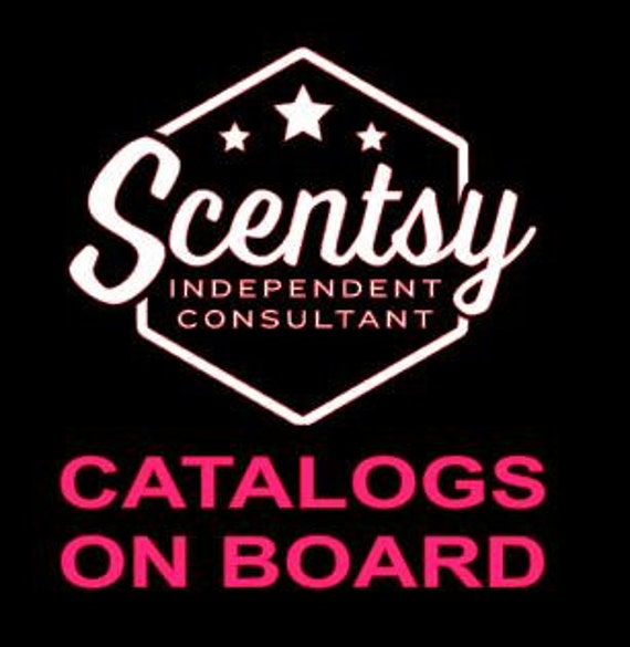 Car Side Window Decal Scentsy Catalogs On Board by JnahsDecalDecor