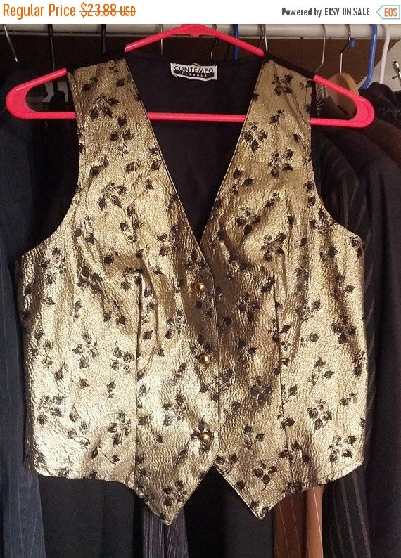 gold vest top uk