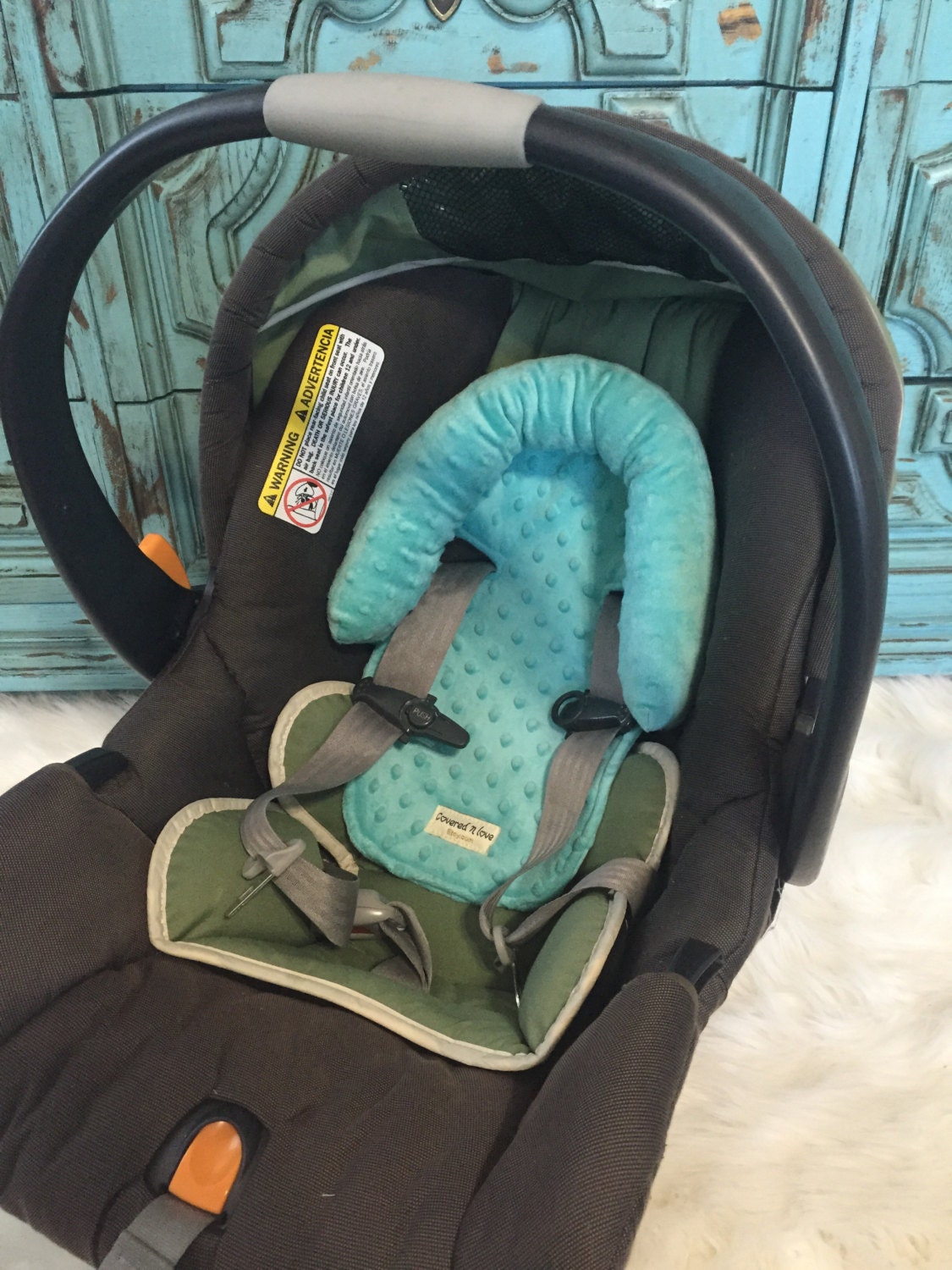 car seat headrest YOU pick color / head rest / head support