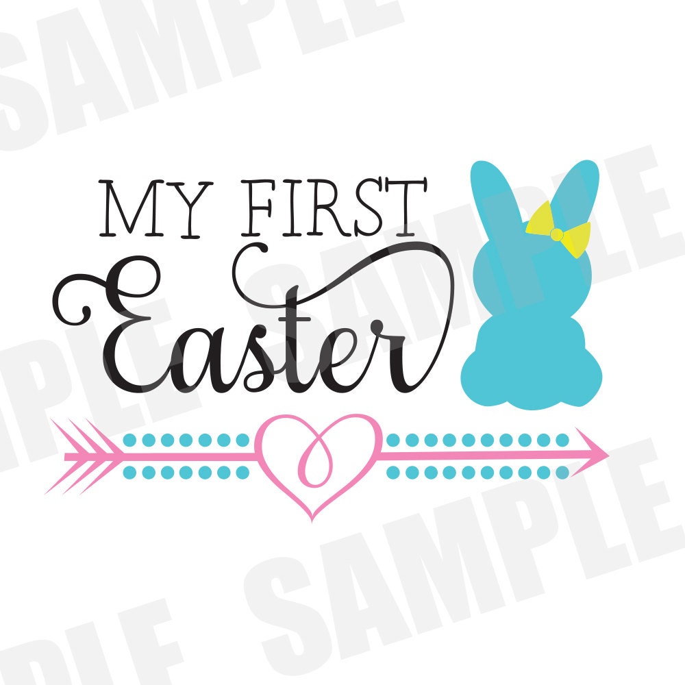Download SVG DXF Commercial/Personal Use My First Easter cut file