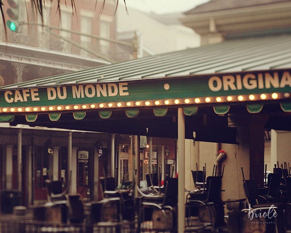 New Orleans Foggy Cafe Du Monde. French Quarter by briole ...