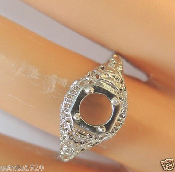 antique-white-gold-art-deco-engagement-ring-setting-setting