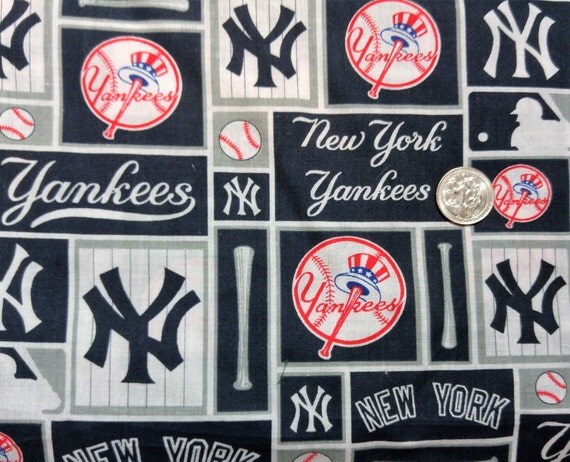Fabric BTY New York Yankees Baseball Fabric