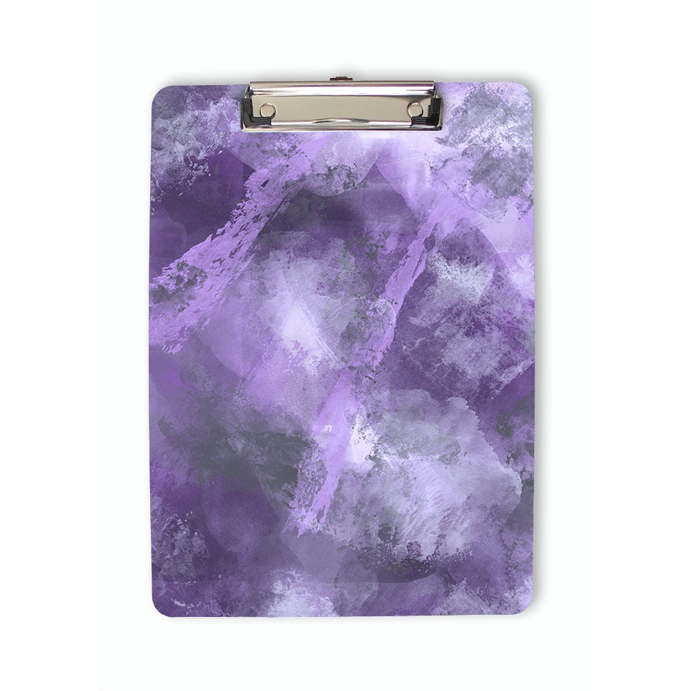 Clipboard purple clipboard abstract art clipboard dry erase