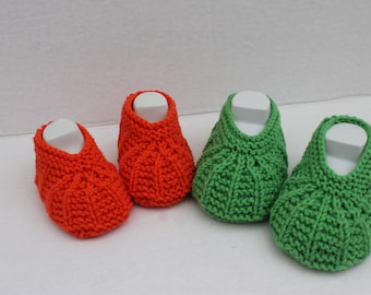 Instant Downlod Cotton Seamless Booties PDF Knitting Pattern