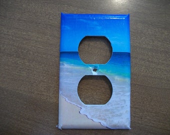 OUTLET PLATE COVER - The Beach