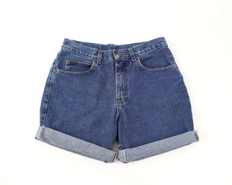 Items similar to 90's High Waisted Hipster Lee Denim Cut Off Jean ...