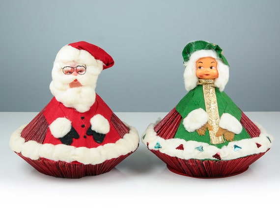 vintage santa claus and mrs claus antique handmade christmas vintage santa claus and mrs claus antique handmade christmas