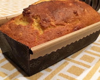 25 Medium Bake 'n Serve Loaf Pans, One Step Baking Loaf Pans, Bake 'n Serve Bread, Cake Pans for Wedding Favors, Party Treats, Holiday Gifts