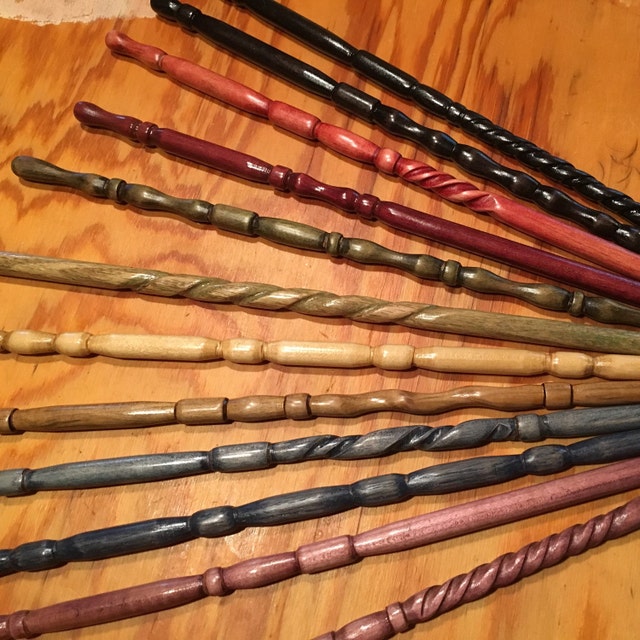 Handmade brooms magic wands and walking sticks. by Broomhilde