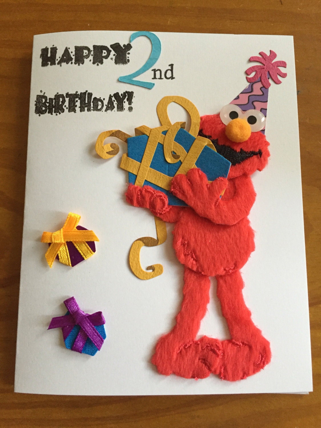 Elmo 2nd Birthday card