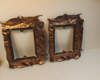 copper patina mirror