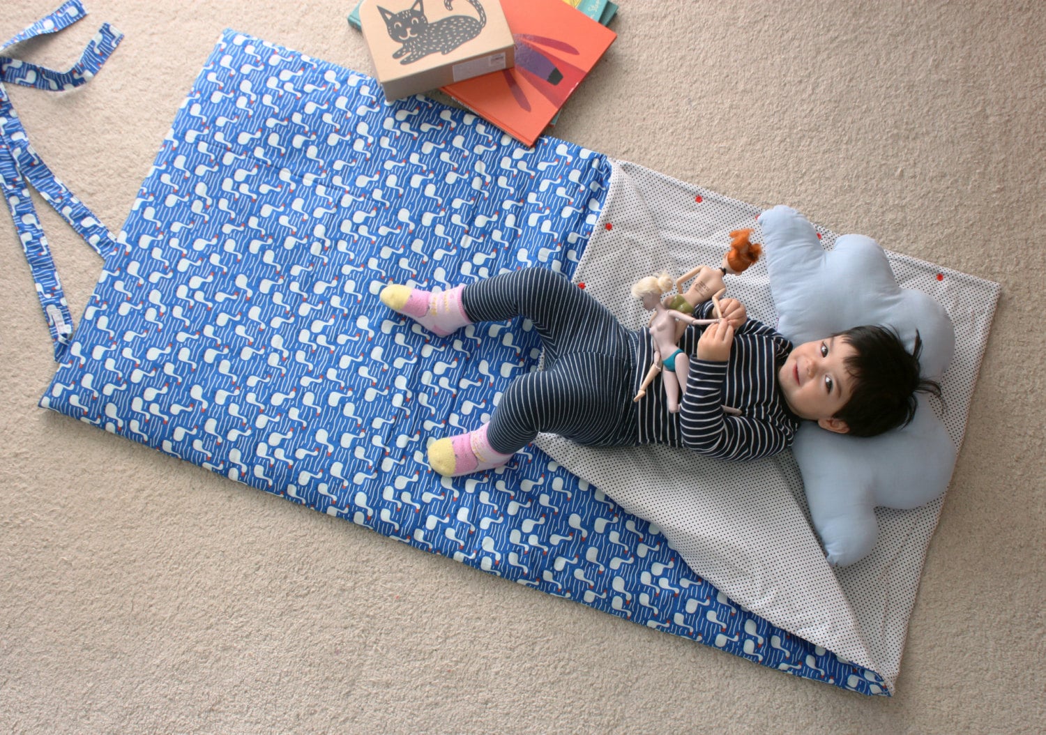 Kids' and toddlers sleeping bag. Organic cotton. Great for