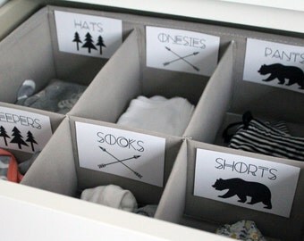 Adventure Printable Baby Nursery Drawer Labels - print yourself - Baby Girl, Baby Boy, Nursery Decor, Nursery Organization