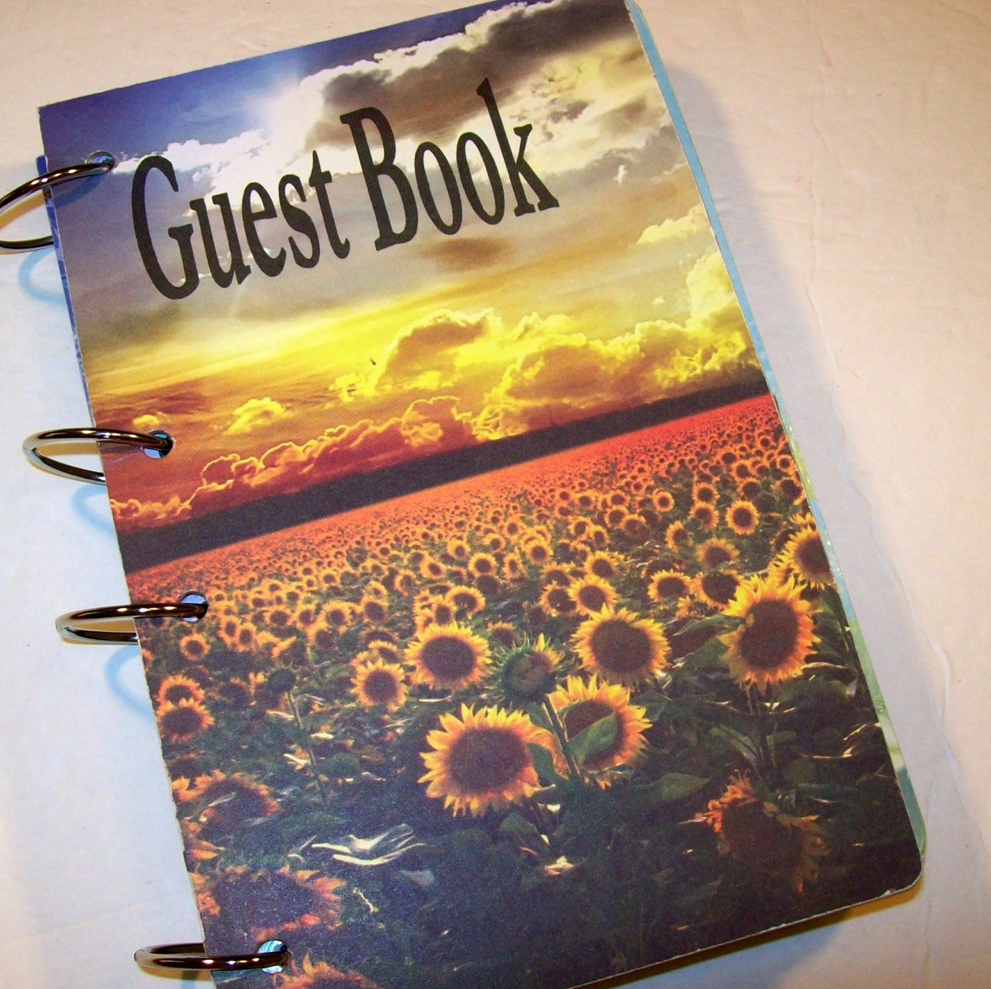 Sunflower Guest Book