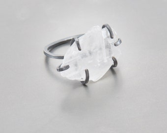 Continental Divide Ring Silver by UnionStudioMetals on Etsy