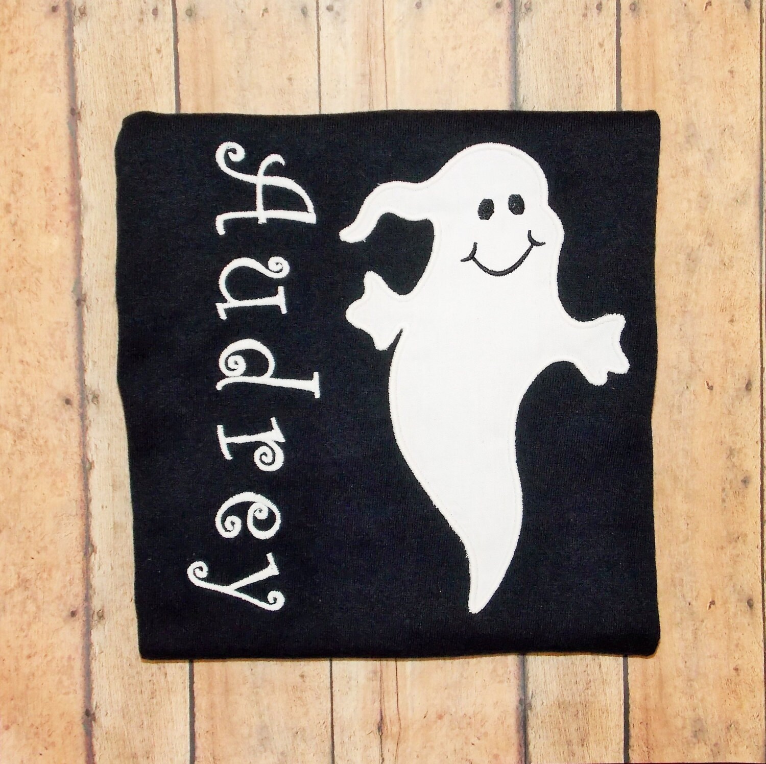 embroidered halloween shirt