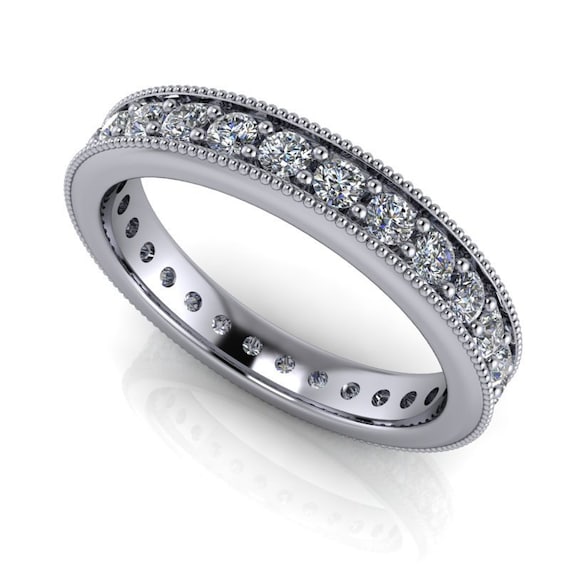 Moissanite Women's Eternity Wedding Band True Light™
