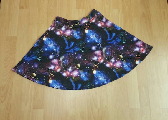 Galaxy Skater skirt with pockets