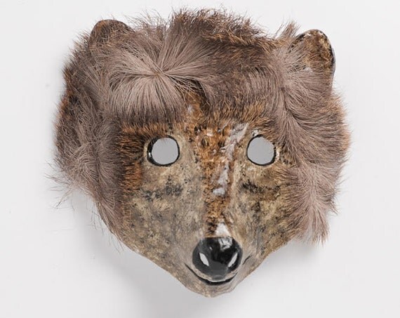 masquerade hedgehog paper mask