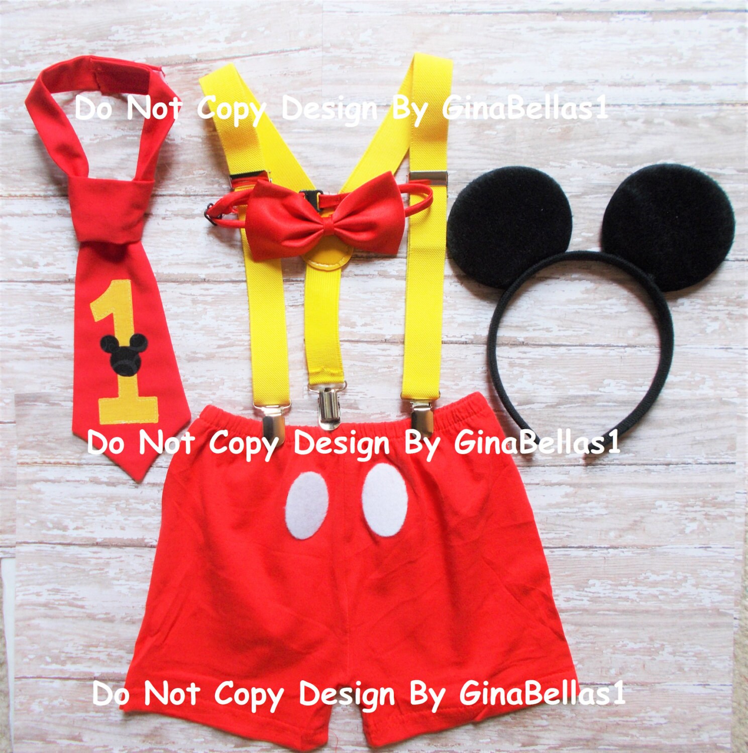 mickey smash cake outfit