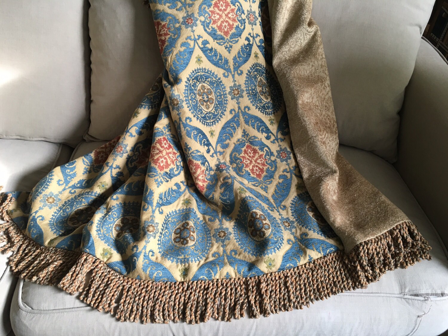 Turquoise Aqua Moroccan Throw African Throw Ethnic Rug