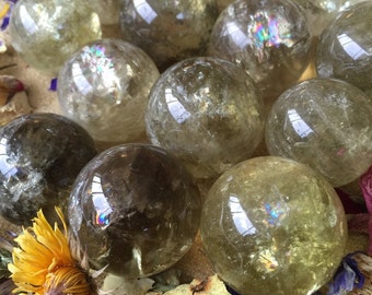 Citrine Spheres
