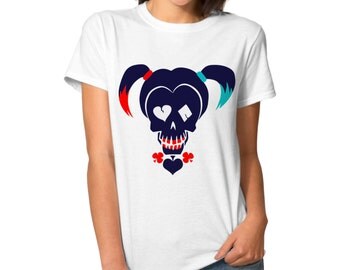 Harley Quinn SKULL Cosplay Shirt - Daddy's Lil Monster - Harley Quinn Shirt Costume Shirt - Suicide Squad Tshirt Daddys Lil Monster