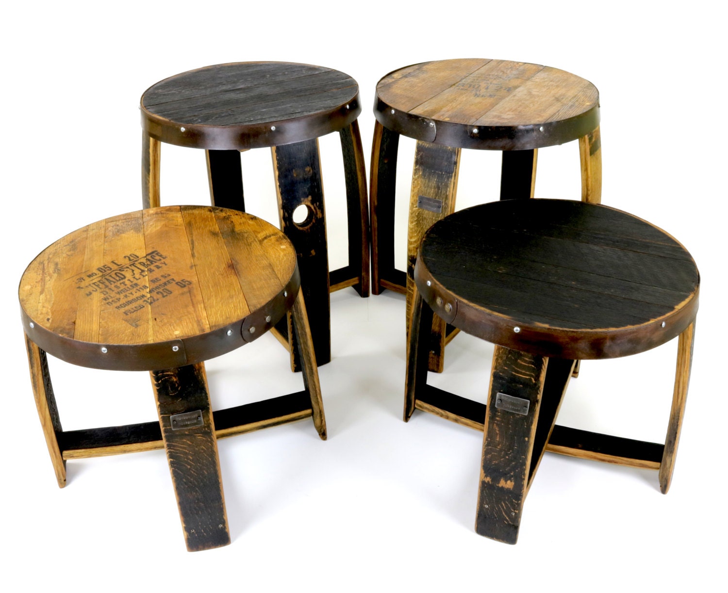Bourbon Barrel End Tables